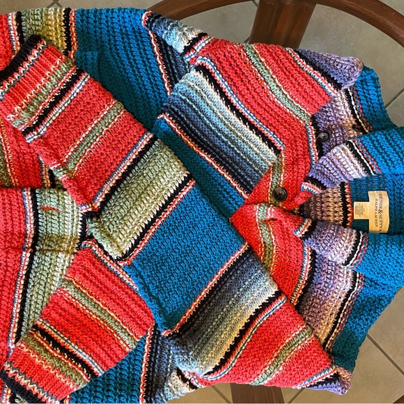 Ralph Lauren Denim and Supply Cotton and Linen Cardigan excellent comfy colorful - Picture 3 of 12